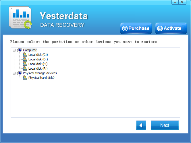 Recover data from desktop